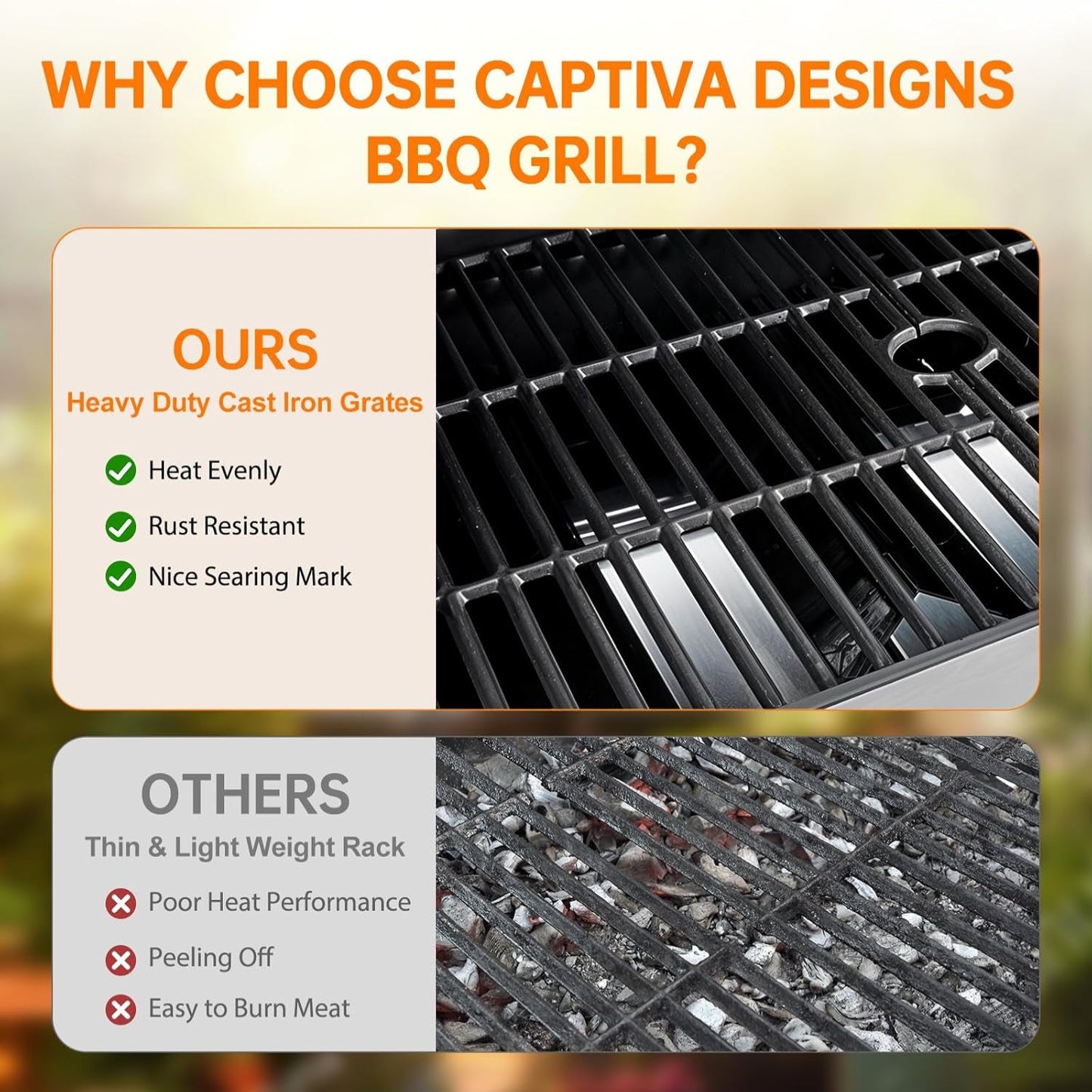 4 Burner Propane Gas Grill with Side Burner, Stainless Steel BBQ Grill 48,500 BTU for Outdoor Cooking Kitchen, Garden and Patio Backyard Barbecue, Dark Black and Silver